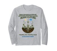 Regenerative Agriculture CO2 Healthy Soil Cooler Planet Long Sleeve T-Shirt