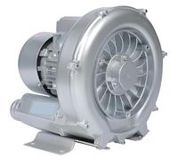 Regenerative Blower 120W-1500W 110V 60HZ/220V/380V Single Phase/Three-Phase High-Pressure Industrial Vacuum Pump for Air Blowing Sewage Aeration Aquarium Fish Pond(250W/110V)