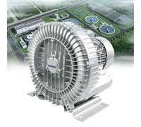 Regenerative Blower for Sewage Aeration, 220V 50Hz Single Phase Centrifugal Air Pump, Commercial Vacuum Pressure Blower