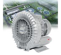 Regenerative Blower for Sewage Aeration, 220V 50Hz Single Phase Centrifugal Air Pump, Commercial Vacuum Pressure Blower