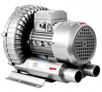 Regenerative Blower Single Phase,120W-1500W Vortex Air Blower Pump,Industrial Vacuum Pump,High-Pressure Vortex Ring Blower, for Sewage Aera,Farms,Aquaculture Air Blowing Or Suction(120W/0.16HP,240V)