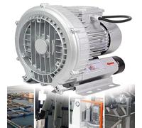 Regenerative Blower Single-Phase Gas Ring Compressor Gas Ring Turbine Side Channel Blower, Commercial Air Pump Aquarium Electric Air Pump(1100w/1.48hp)
