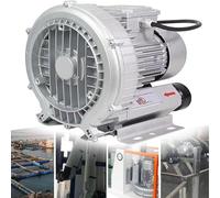 Regenerative Blower Turbine Industrial Blowers High-Pressure Vortex Ring Blower,220V Vortex Ring Blower, Low Noise Regenerative Blower, High Air Volume Gas Ring Turbine for Air Blowing/Sucti