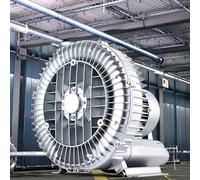 Regenerative Blower with Aluminum Alloy Silencer and High Precision Rotor for Aquarium Hydroponics Pond Septic Tank Aeration