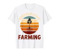 Regenerative Farming Sustainable Value Graphic T-Shirt, Men, White, M