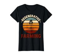 Regenerative Farming Sustainable Value Graphic T-Shirt, Women, Black, M