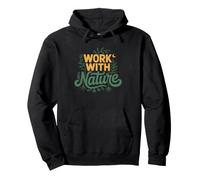 Regenerative Gardener Who Works Nature Not Against Gardening Pullover Hoodie