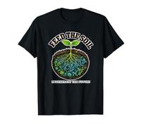 Regenerative Gardening Modern Garden Prepper Soil Health Value Graphic T-Shirt