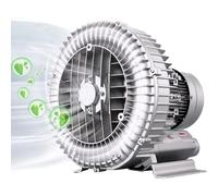 Regenerative Vortex Blower 120W-1100W for Air Blowing Suction Wastewater Aeration, Single-Phase 1.48hp Performance