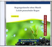 Regengeräusche ohne Musik - Leicht prasselnder Regen - Einschlafhilfe - Schlafhilfe - Tinnitus - Naturgeräusche zur Entspannung - Naturgeräusche zum Einschlafen