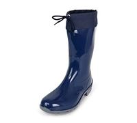 Regenliebe Women's Wellington Boots de Fieselregen Rain Boots Long Shaft, blue, 6 UK