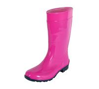 Regenliebe Women's Wellington Boots de Störtregen Rain Boots Long Shaft, fuchsia, 9 UK