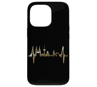 Regensburg Skyline Heartbeat German Heart I Love Regensburg Case for iPhone 13 Pro