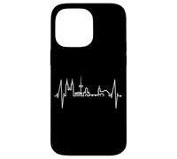 Regensburg Skyline Heartbeat German Heart I Love Regensburg Case for iPhone 14 Pro Max