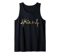 Regensburg Skyline Heartbeat German Heart I Love Regensburg Tank Top