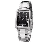 Regent F-1292 Rectangular Stainless Steel Men’s Watch, Date, Quartz