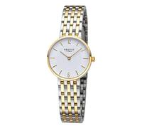 REGENT F-1486 Women's Watch Stainless Steel with Fine Link Bracelet Analogue Bicolour 5 ATM, 2 Colour, Bracelet