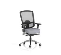 Regent High Mesh Back Ergonomic Task Operator Office Chair With Height Adjustable Arms Bespoke Colour Seat Quest Shell