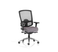 Regent High Mesh Back Ergonomic Task Operator Office Chair With Height Adjustable Arms Bespoke Colour Seat Rivet Fuse