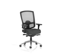 Regent High Mesh Back Ergonomic Task Operator Office Chair With Height Adjustable Arms Bespoke Colour Seat Quest Mussel