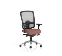 Regent High Mesh Back Ergonomic Task Operator Office Chair With Height Adjustable Arms Bespoke Colour Seat Rivet Forge