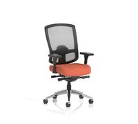 Regent High Mesh Back Ergonomic Task Operator Office Chair With Height Adjustable Arms Bespoke Colour Seat Quest Crab