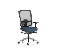 Regent High Mesh Back Ergonomic Task Operator Office Chair With Height Adjustable Arms Bespoke Colour Seat Quest Whelk