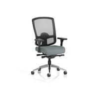 Regent High Mesh Back Ergonomic Task Operator Office Chair With Height Adjustable Arms Bespoke Colour Seat Rivet Tensile
