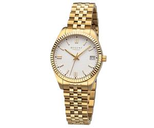 REGENT Ladies Gold Silver Watch BA-877, gold, Classic
