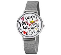 Regent Ladies Watch Scribble Look BA-515 Metal Wristwatch FancyLine Silver URBA515 an Offer Made by IMPPAC