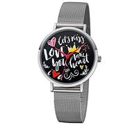 Regent Ladies Watch Scribble Look BA-516 Metal Wristwatch FancyLine Silver URBA516 an Offer Made by IMPPAC