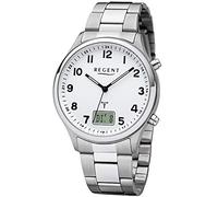 REGENT Mens Analogue-Digital Quartz Watch with Stainless Steel Strap BA-444_SML