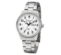 Regent Men's Analogue Quartz Watch 32018696, Silver, Bracelet