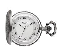 Regent Men's Pocket Watch Savonnette Antique 49 mm Mechanical Hand-Winding Numbers and Minute Divisions in Various Designs, P-722 - Arabic numerals