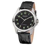 Regent Mens Watch Black Analog F-818 Leather Bracelet URF818 an Offer Made by IMPPAC