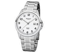 REGENT Miyota 2115 Men's Analogue Watch with Stainless Steel Strap 11150641, Silver, One Size, Bracelet