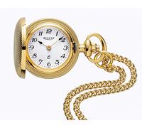 Regent P-762 Quartz Chain Watch With Ring Clasp, White Dial, 27 mm