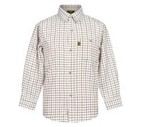 Regents View Kids (Unisex) Tattersall Long Sleeve Checked Shirt - Comfortable, Soft & Durable Smart Casual Clothing for All Country Lifestyle Kids. SH1-3 RED (UK, Age, 4 Years, 5 Years, Regular)
