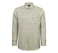 Regents View Mens Tattersall Long Sleeve Checked Shirt - Comfortable, Soft & Durable Smart Casual Work Wear & Country Style Clothing. (UK, Alpha, S, Regular, Regular, Olive SH27-2)