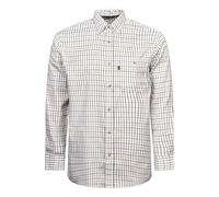 Regents View Mens Tattersall Long Sleeve Checked Shirt - Comfortable, Soft & Durable Smart Casual Work Wear & Country Style Clothing. (UK, Alpha, S, Regular, Regular, Green SH1-1)
