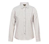 Regents View Womens Tattersall Long Sleeve Checked Shirt - Comfortable, Soft & Durable Smart Casual Country Style Clothing. (UK, Numeric, 12, Regular, Regular, RED SH1-3)