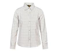 Regents View Womens Tattersall Long Sleeve Checked Shirt - Comfortable, Soft & Durable Smart Casual Country Style Clothing. (UK, Numeric, 8, Regular, Regular, Green SH1-1)