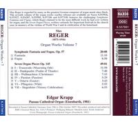 REGER: ORGAN WORKS, VOL. 7 NEW CD
