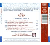 REGER: PRELUDE AND FUGUE IN E MINOR, OP. 85/4; CHORALE PRELUDES, OP. 67, NOS. 39