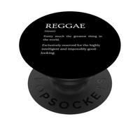 Reggae Definition - Funny Sarcastic Reggae Explanation PopSockets Adhesive PopGrip