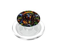 Reggae Doberman Dogs Rasta Dobermanns Meme PopSockets PopGrip for MagSafe