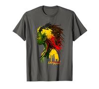 Reggae Girl Empress Art Roots Reggae Music Top for Women T-Shirt