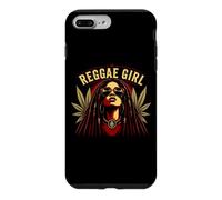 Reggae Girl Women Rasta Jamaican Music Festival Rastafari Case for iPhone 7 Plus/8 Plus