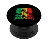 Reggae Jamaica Flag Rasta Rastafari Roots Proud Jamaican PopSockets Adhesive PopGrip