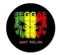 Reggae Just Relax DJ Slipmat - Rasta Technics Turntable Vinyl